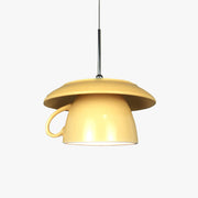 Valentina Pop Art Cup Ceramic LED Pendant Light Study Bedroom - Neutral Decor