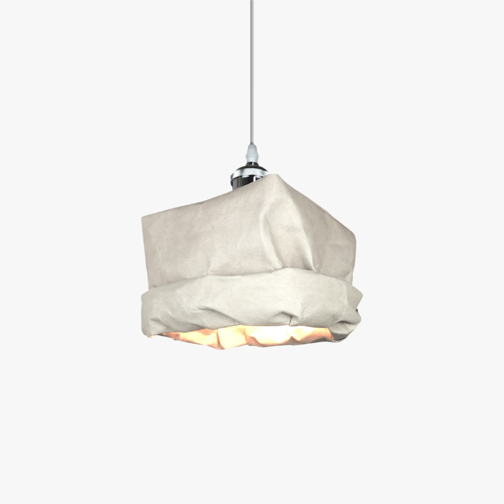 Valentina Vintage Cup Metal Paper Pendant Light Living Room Bedroom - Neutral Decor