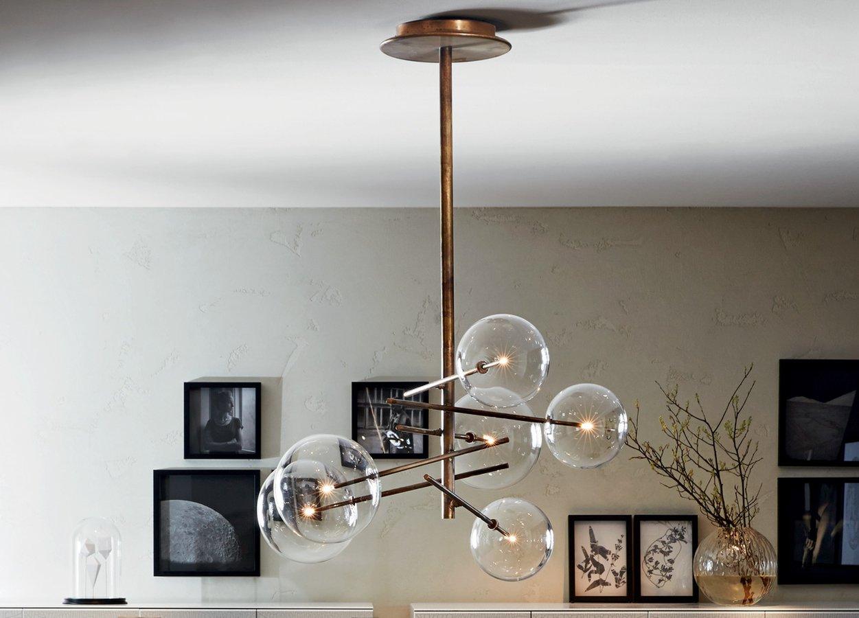 Aveno Chandelier LED Clear Crystal-Neutral Decor
