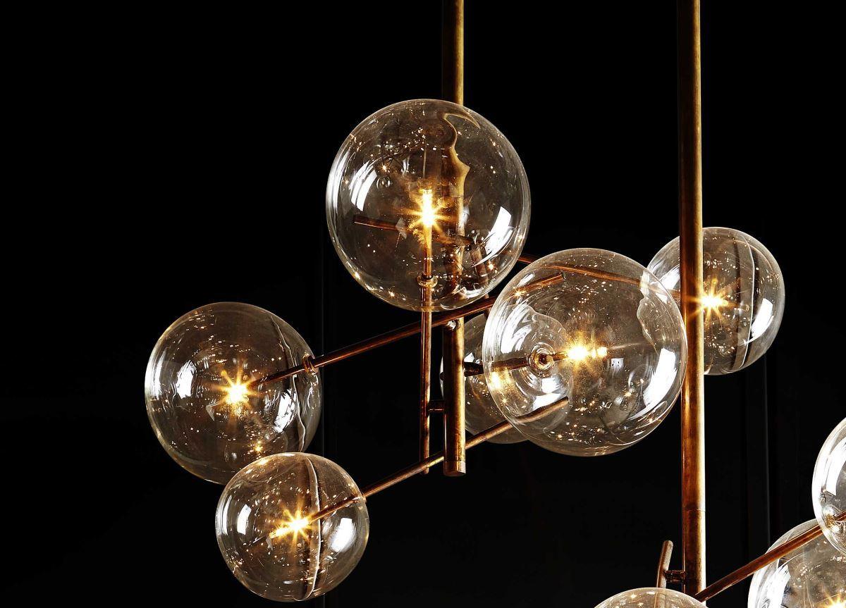 Aveno Chandelier LED Clear Crystal-Neutral Decor