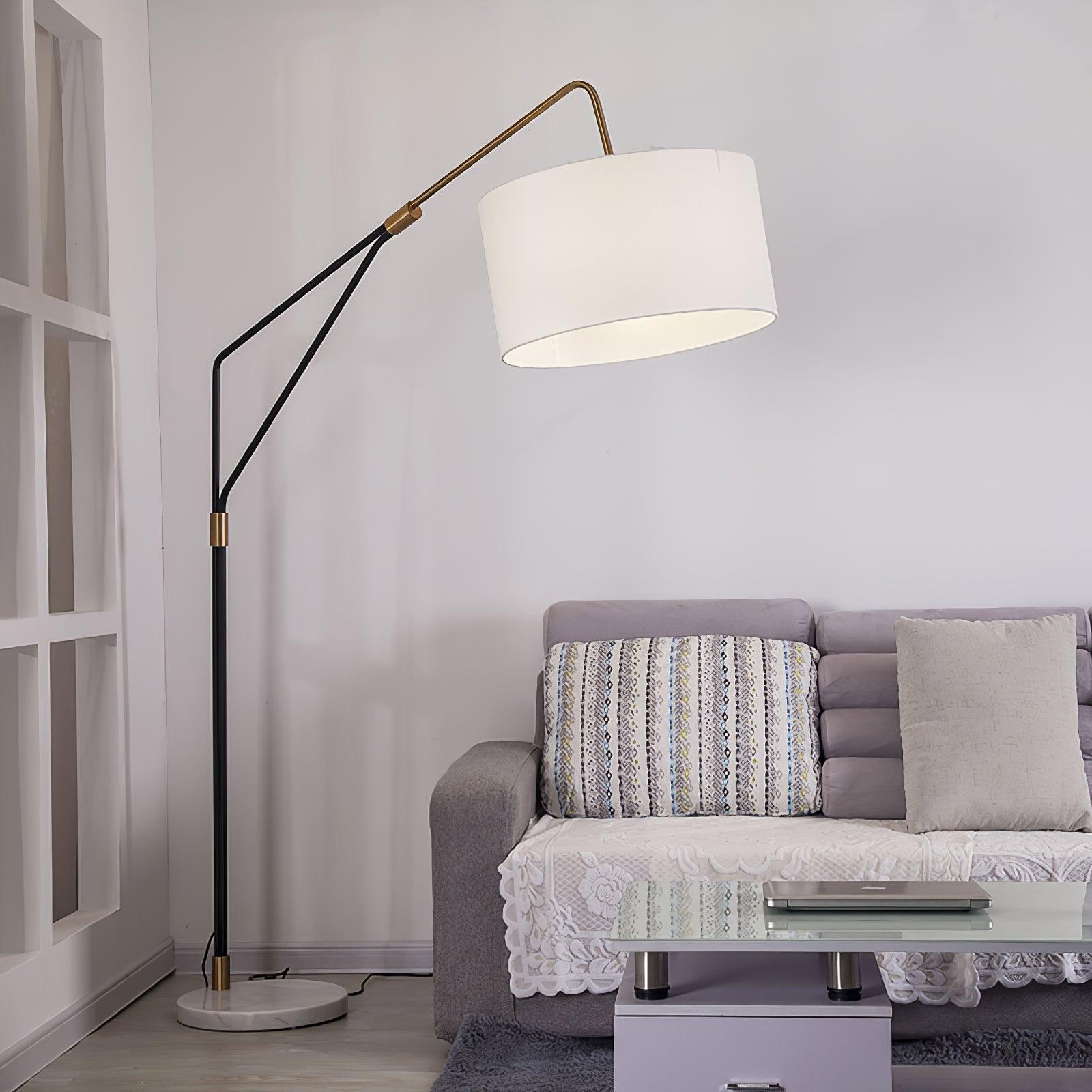 Eveny Minimalist Marble Floor Lamp-Neutral Decor