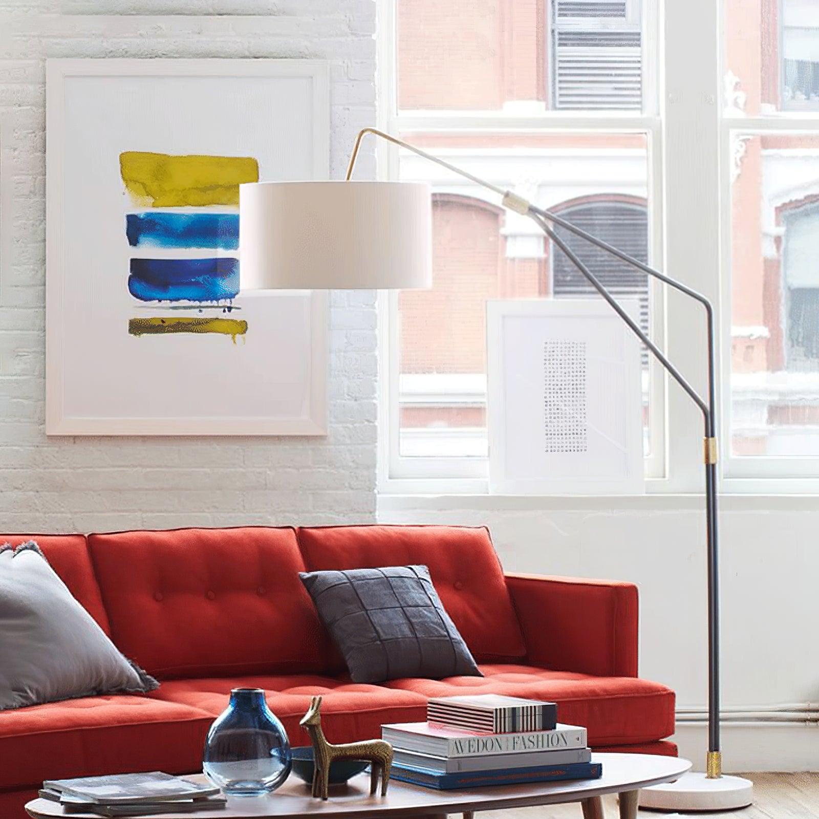Eveny Minimalist Marble Floor Lamp-Neutral Decor