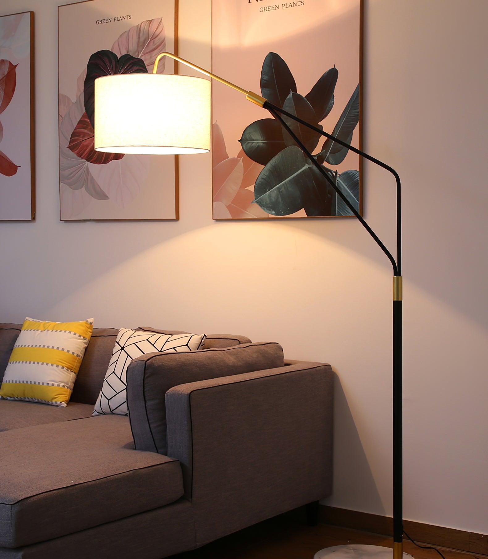 Eveny Minimalist Marble Floor Lamp-Neutral Decor