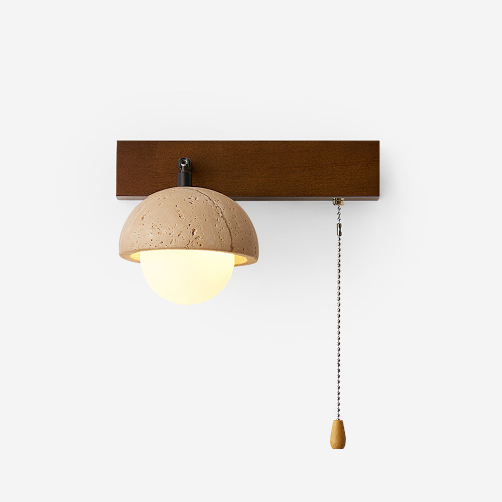 Gevon Travertine Wall Lamp