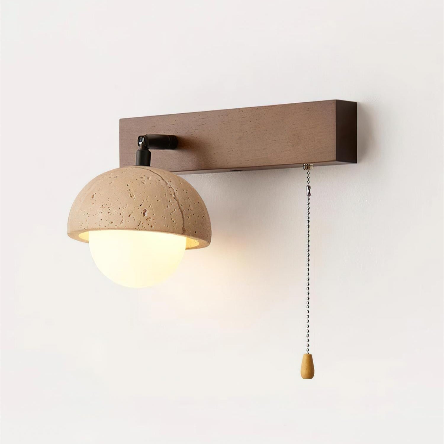 Gevon Travertine Wall Lamp