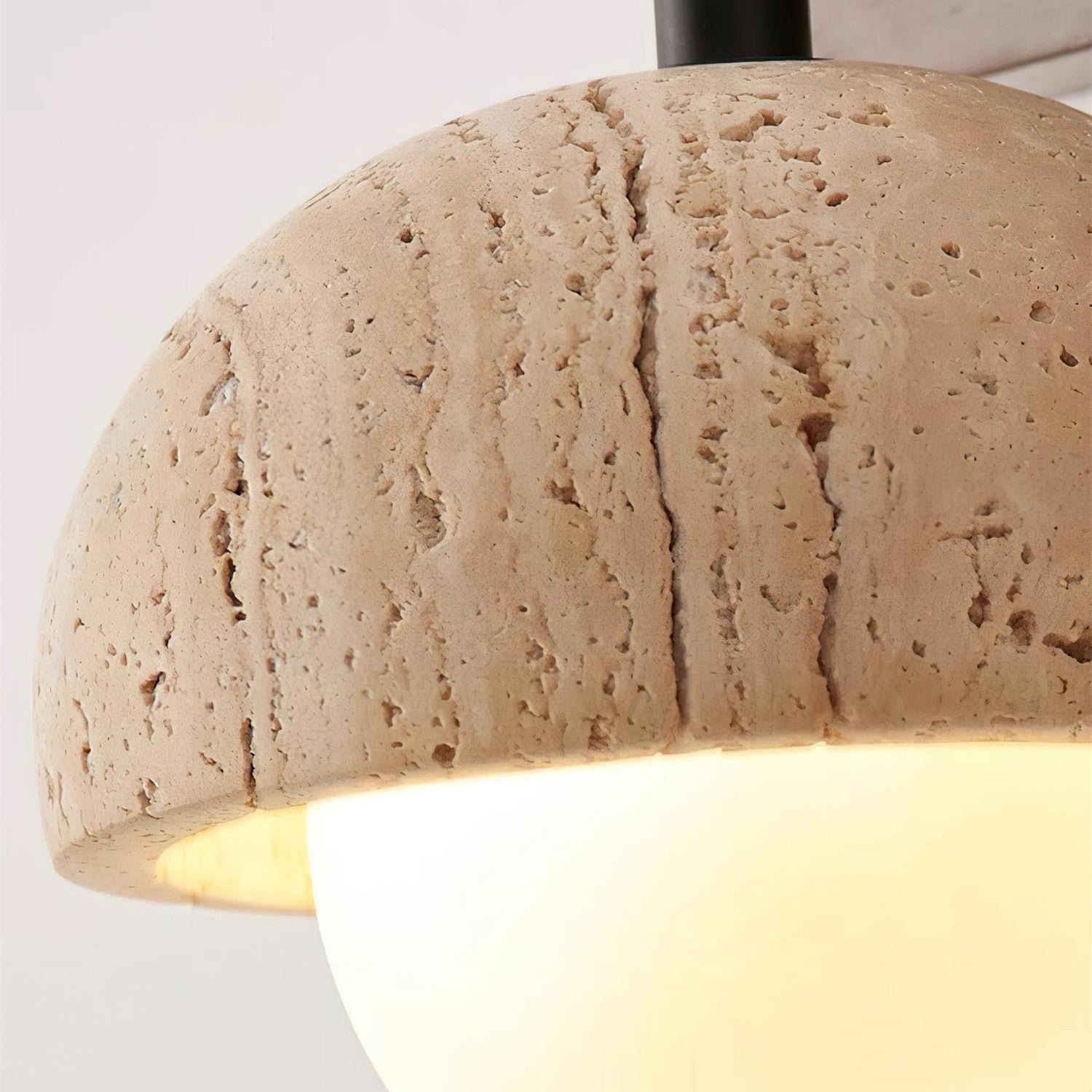 Gevon Travertine Wall Lamp