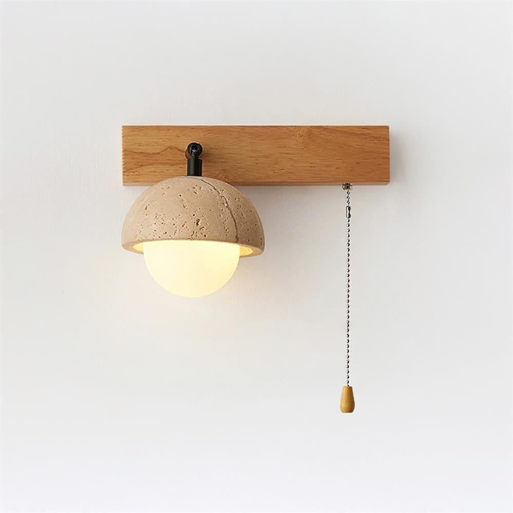 Gevon Travertine Wall Lamp