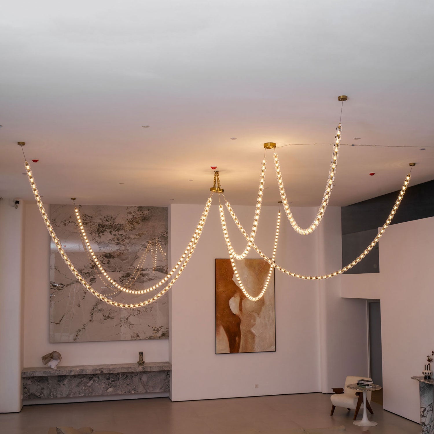 Gabriel Gold Chandelier-Neutral Decor