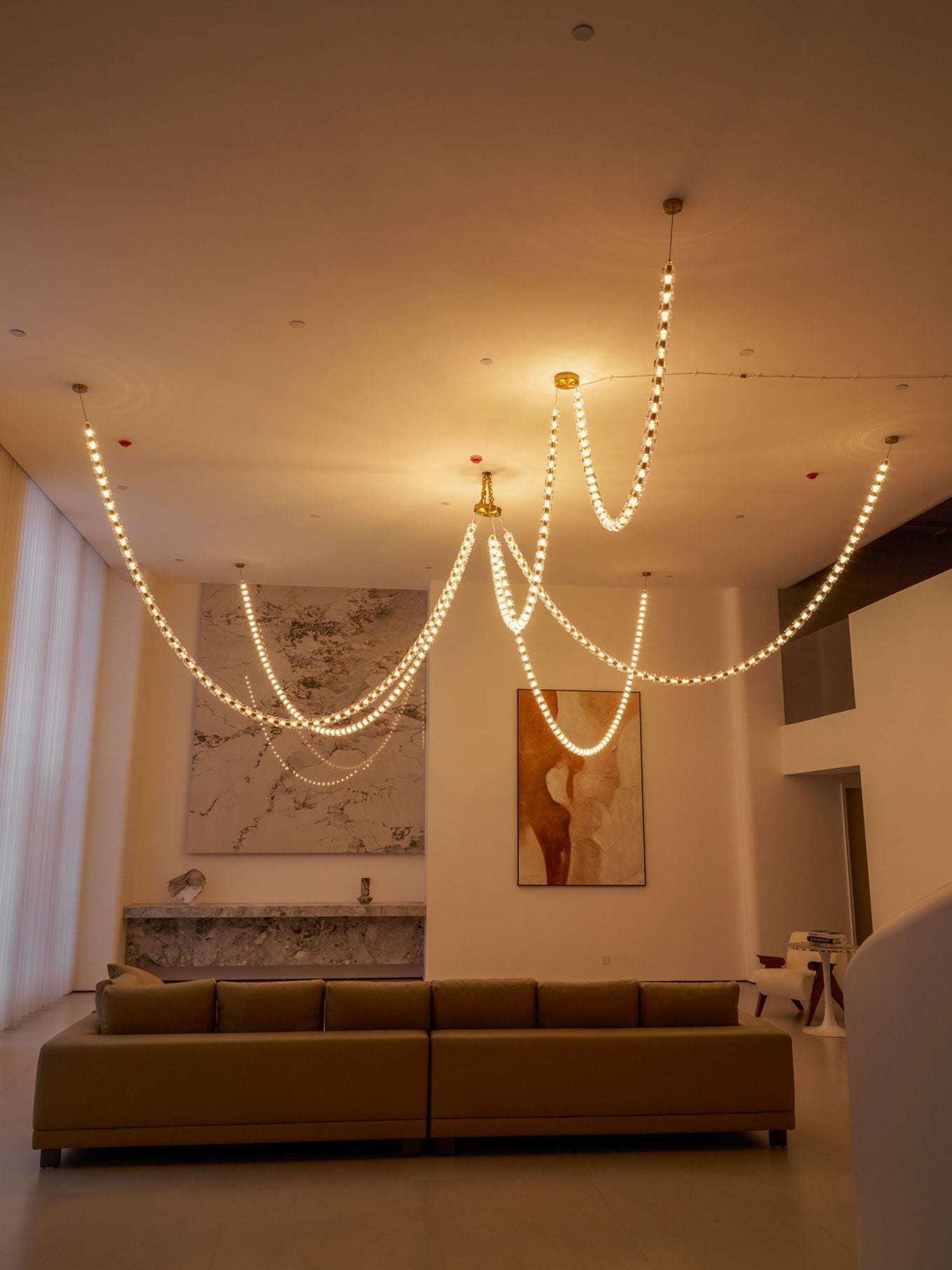 Gabriel Gold Chandelier-Neutral Decor