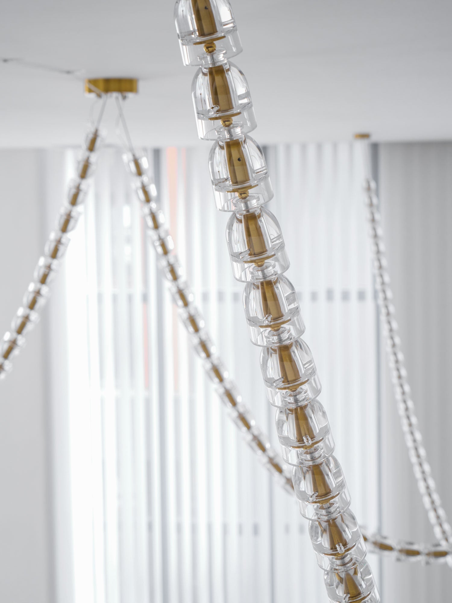 Gabriel Gold Chandelier-Neutral Decor