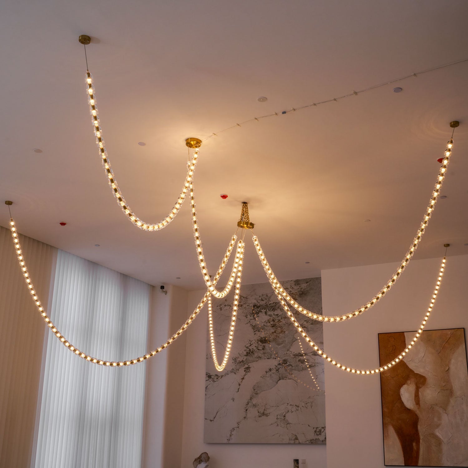 Gabriel Gold Chandelier-Neutral Decor
