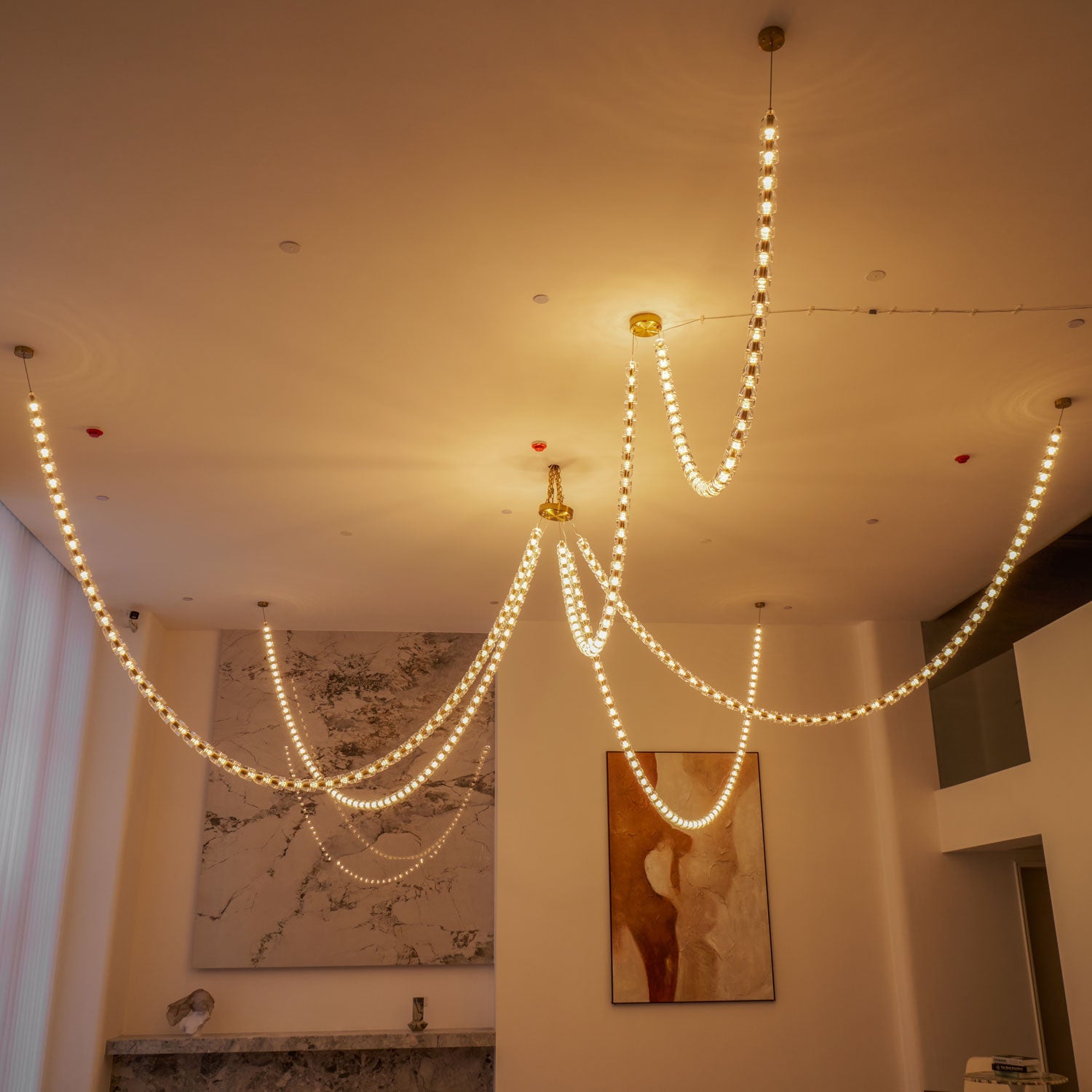 Gabriel Gold Chandelier-Neutral Decor
