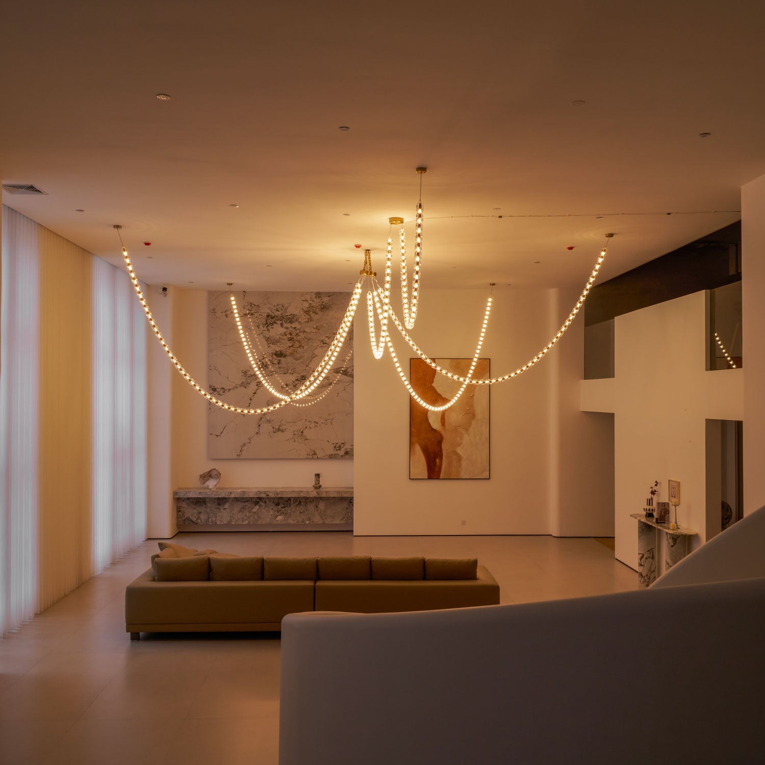Gabriel Gold Chandelier-Neutral Decor