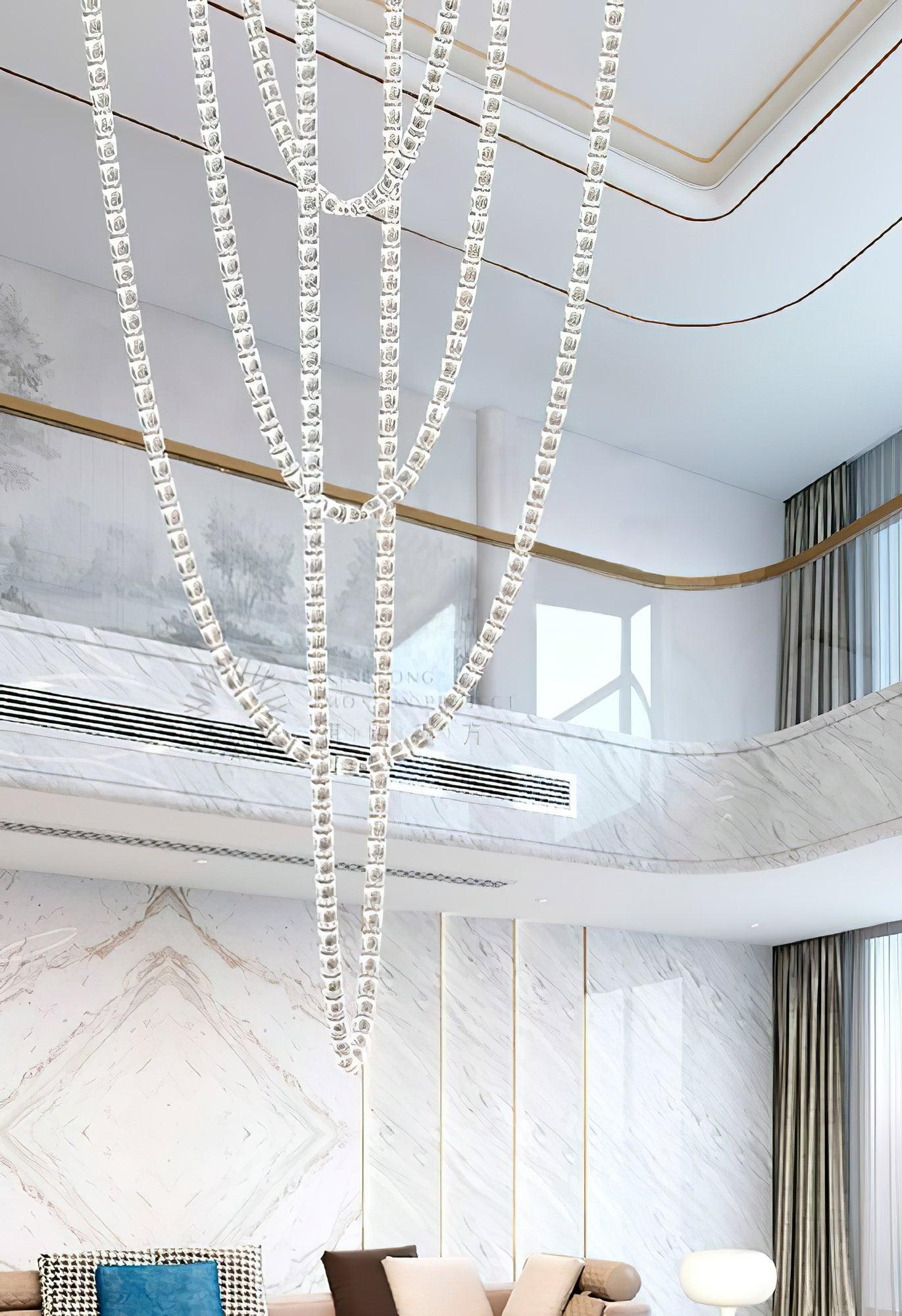 Zemirisra Modern Acrylic Chandelier-Neutral Decor