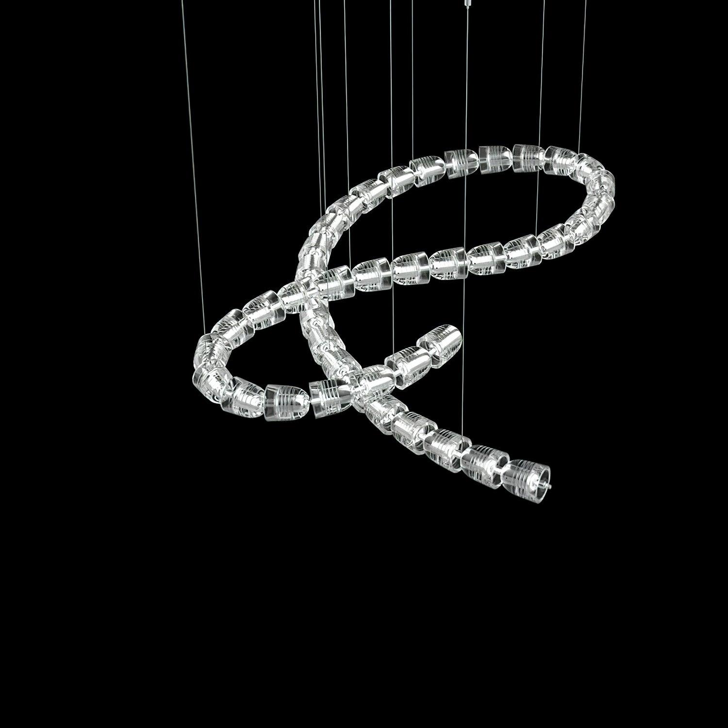Zemirisra Modern Acrylic Chandelier-Neutral Decor
