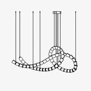 Aurvelis Modern LED Chandelier-Neutral Decor