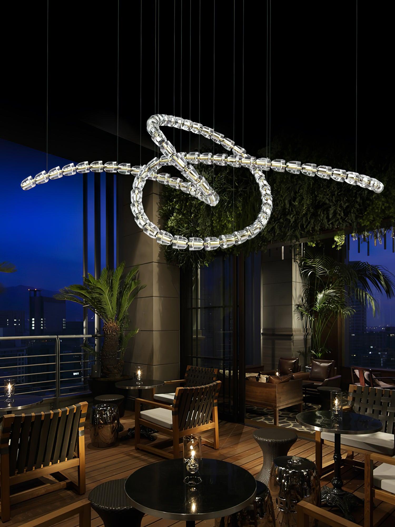 Vivaryra Modern LED Chandelier-Neutral Decor