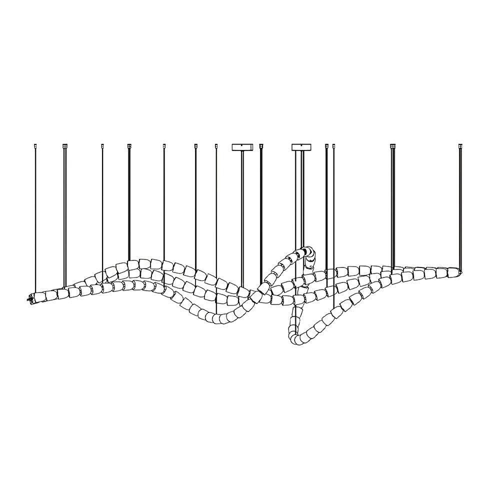 Gabriel Gold Chandelier-Neutral Decor