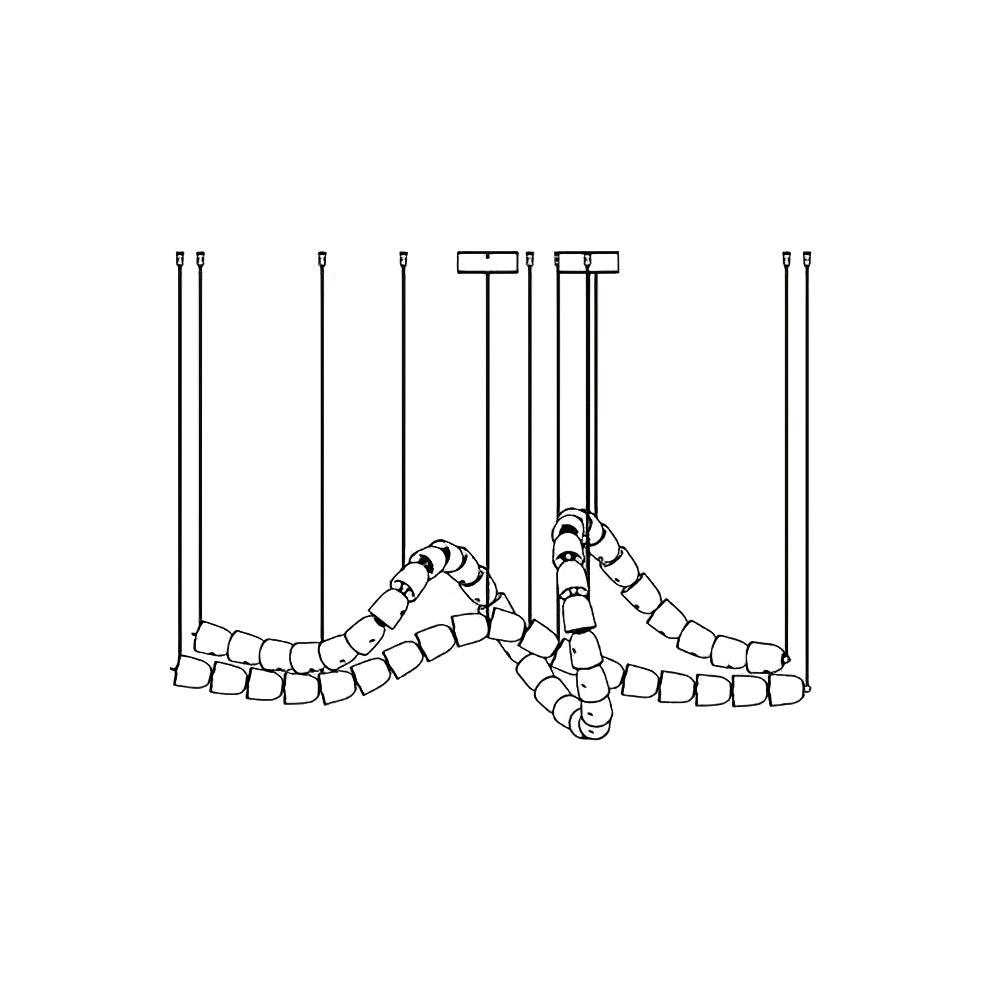 Gabriel Gold Chandelier-Neutral Decor