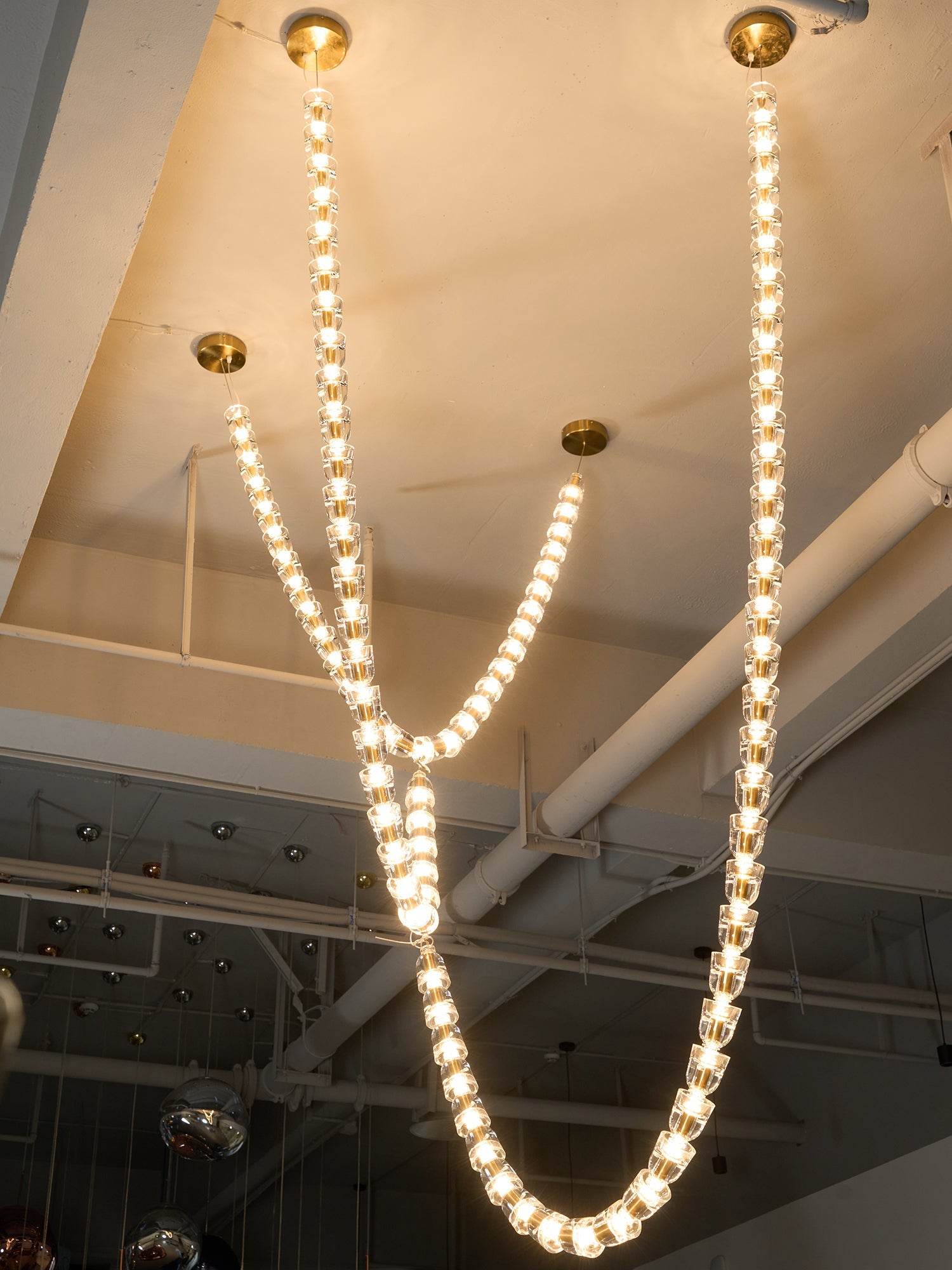 Gabriel Gold Chandelier-Neutral Decor
