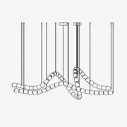 Zevenila Modern Acrylic Chandelier-Neutral Decor