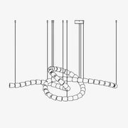 Zemirisra Modern Acrylic Chandelier-Neutral Decor
