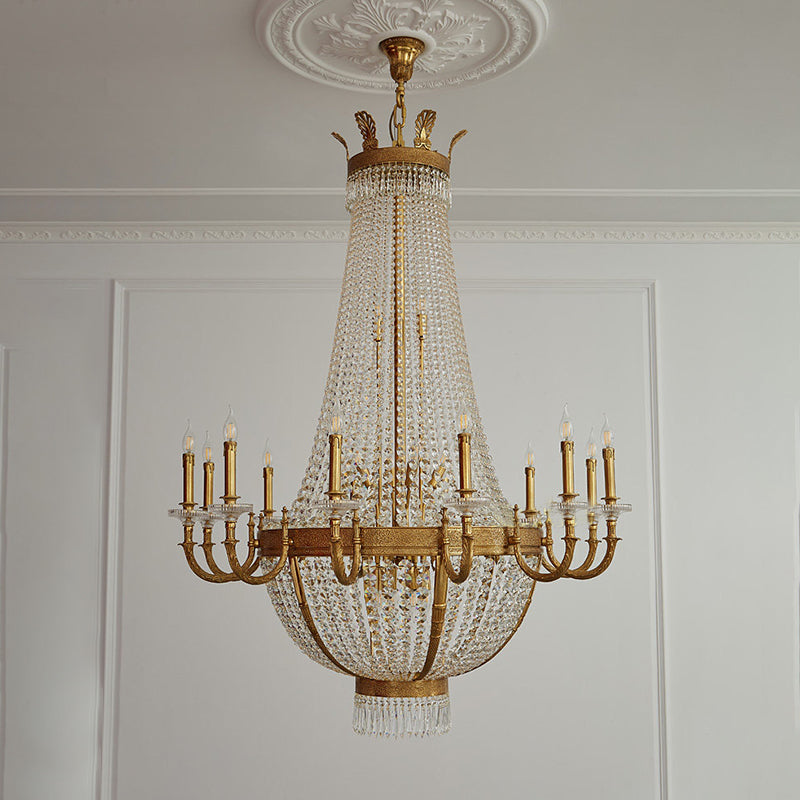 The Gabriella Chandelier as a centerpiece in a historic home.