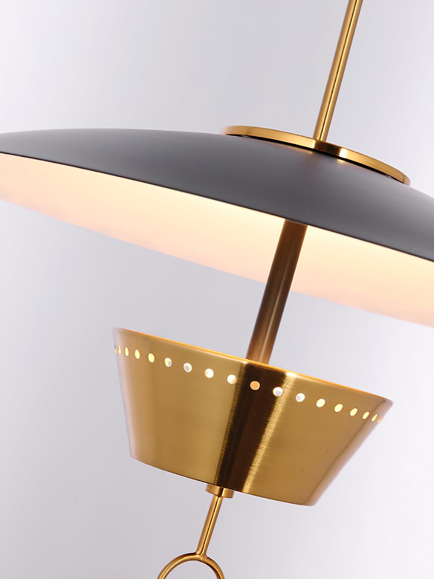 Lustra Chandelier Retro Brass-Neutral Decor