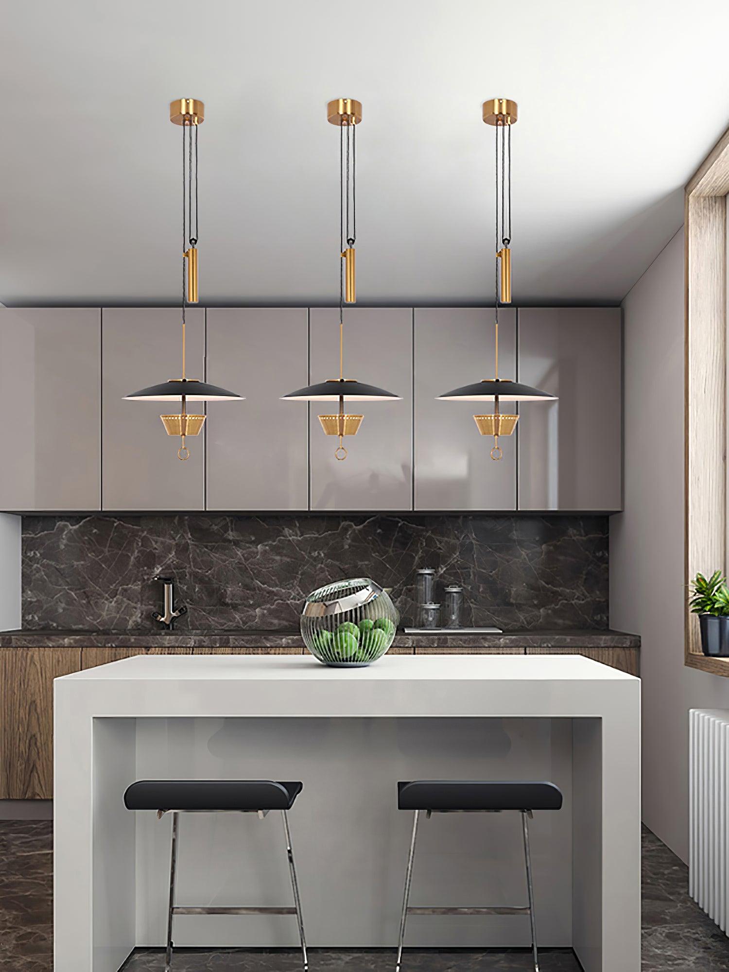 Lustra Chandelier Retro Brass-Neutral Decor
