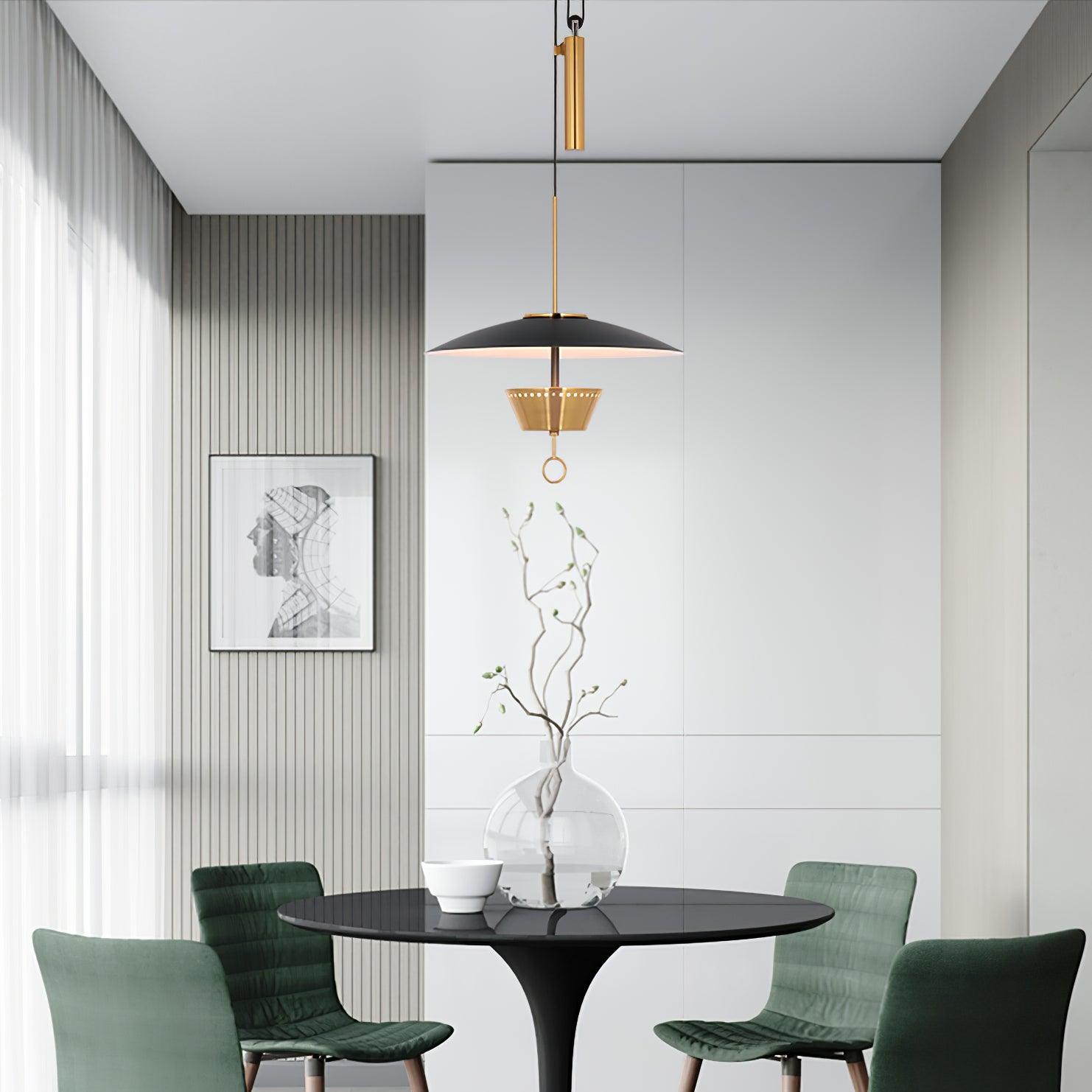 Lustra Chandelier Retro Brass-Neutral Decor