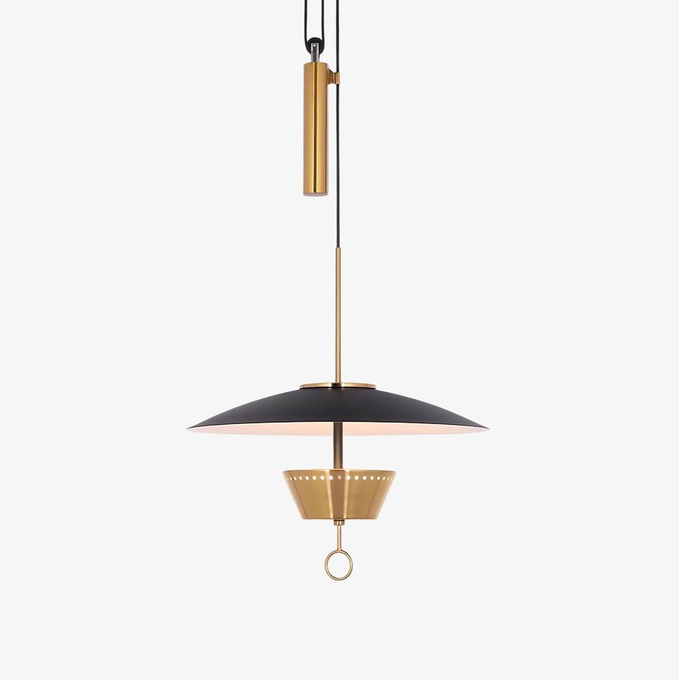 Lustra Chandelier Retro Brass-Neutral Decor