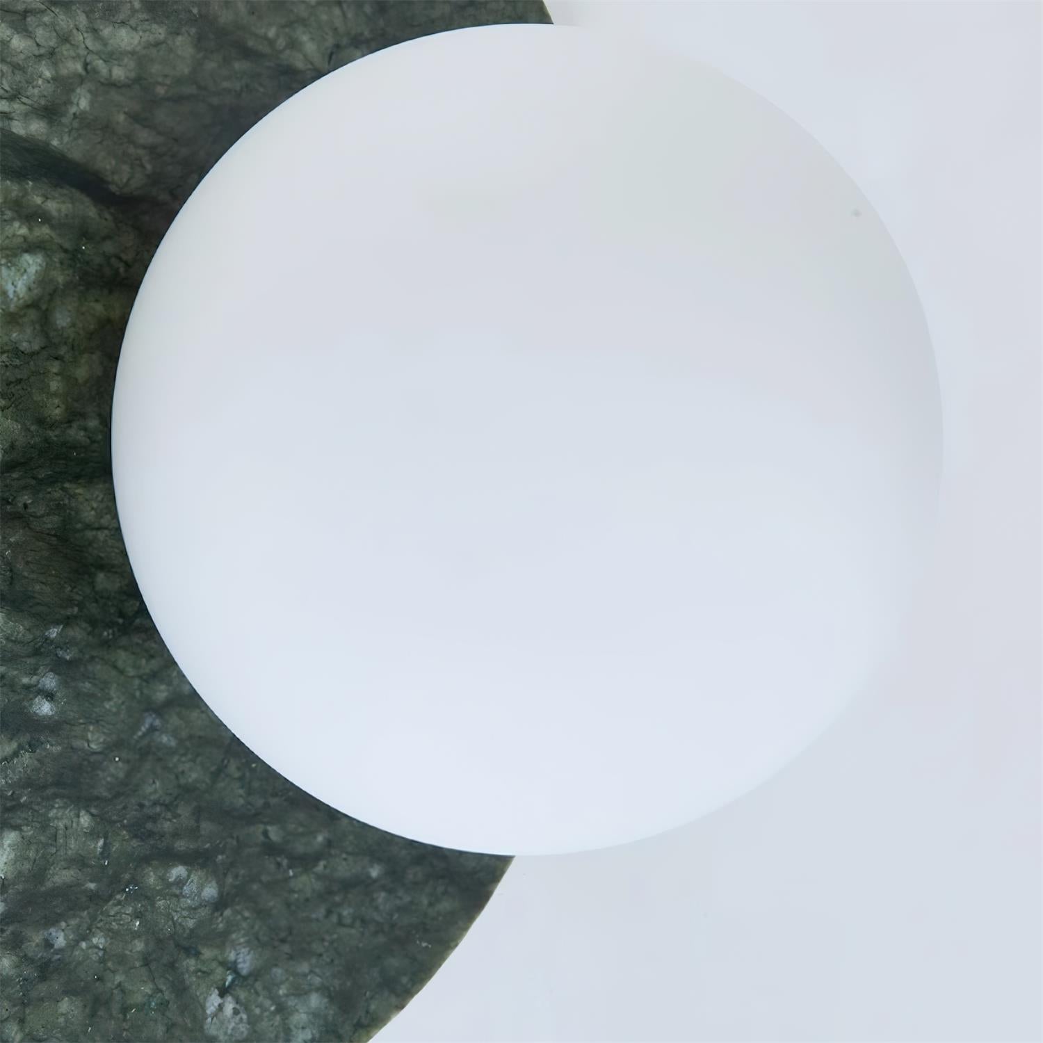 Enox Minimalist Globe Marble Wall Lamp - Neutralighting
