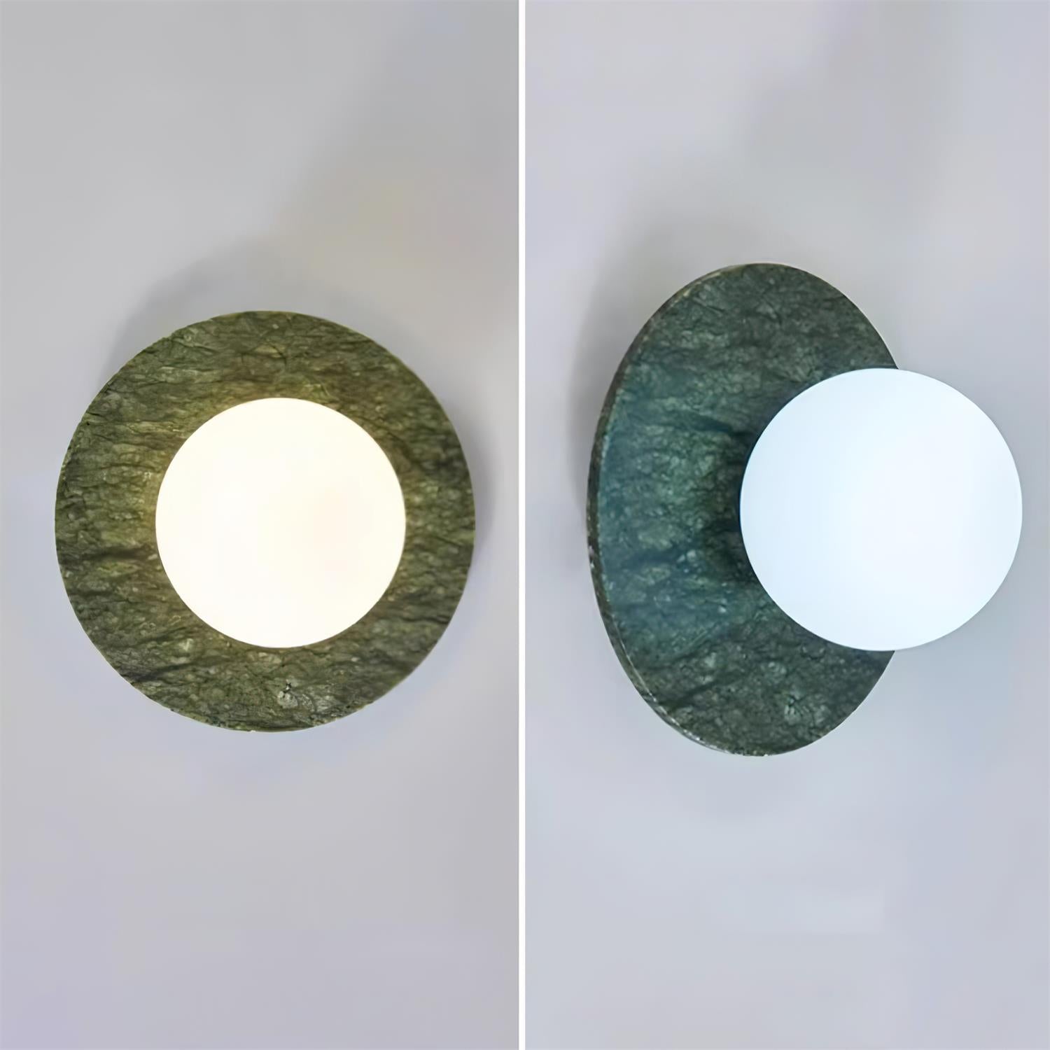 Enox Minimalist Globe Marble Wall Lamp - Neutralighting