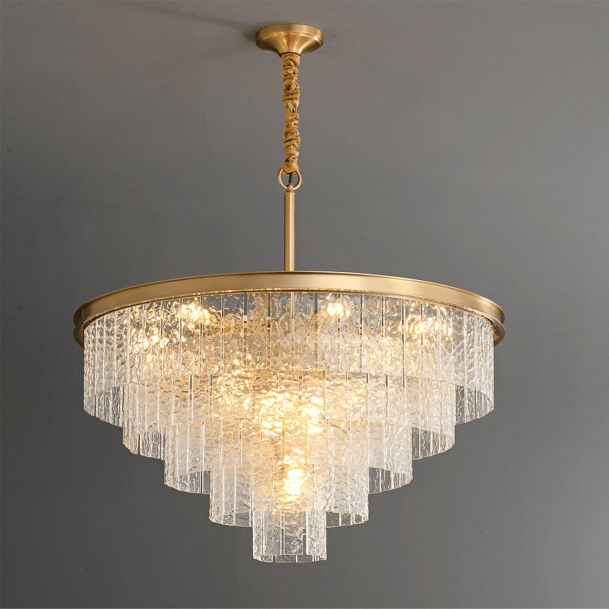 Gaia Round Chandelier-Neutral Decor