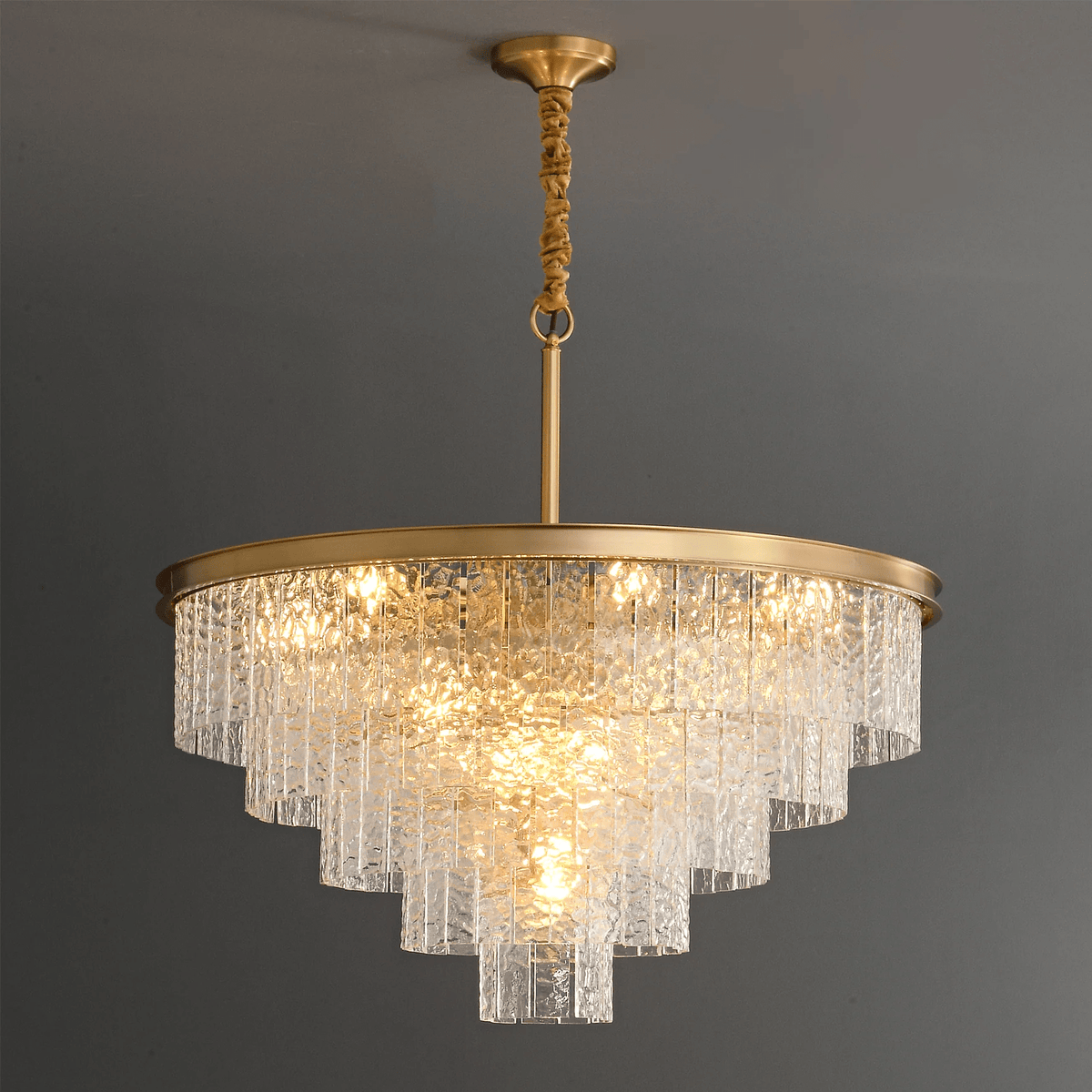 Gaia Round Chandelier-Neutral Decor