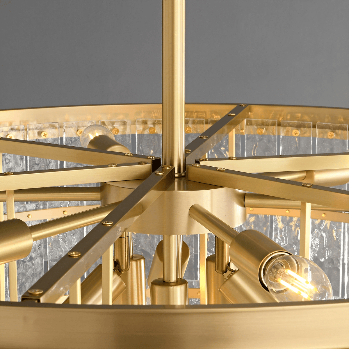 Gaia Round Chandelier-Neutral Decor