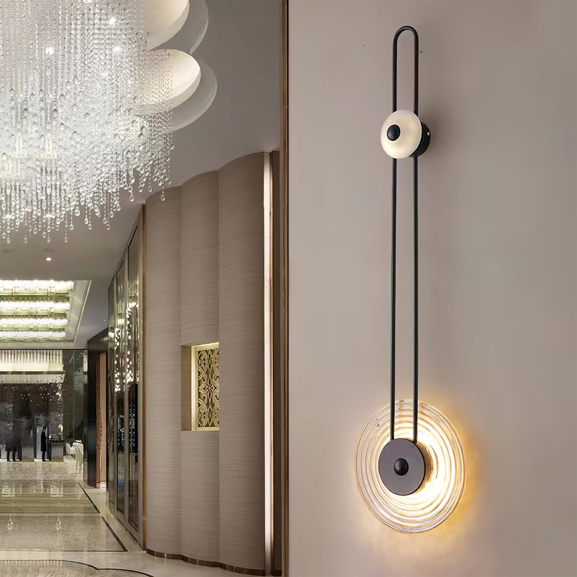 Gaia Wall Lamp Sculptural Geometry Alabaster