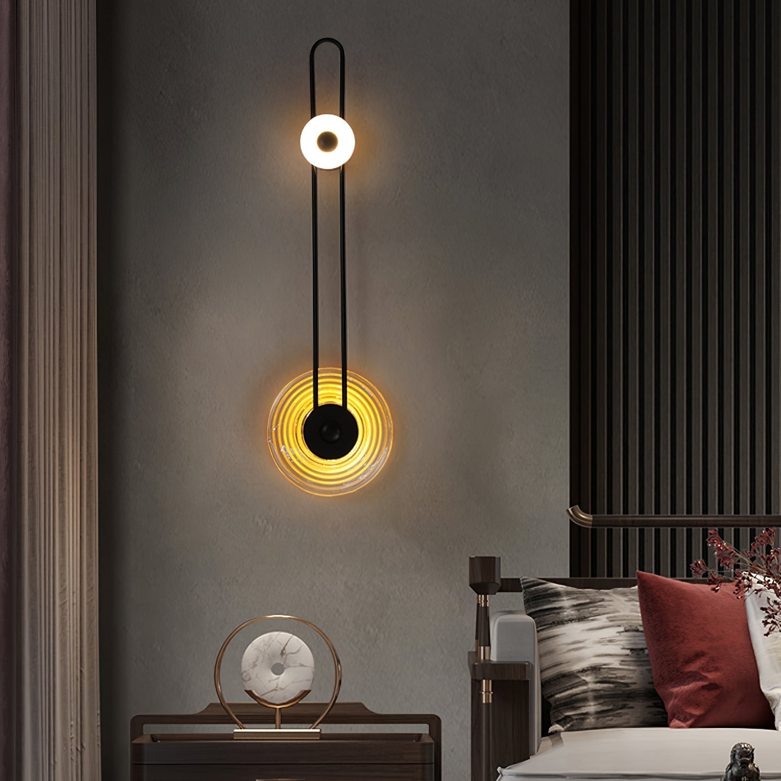 Gaia Wall Lamp Sculptural Geometry Alabaster