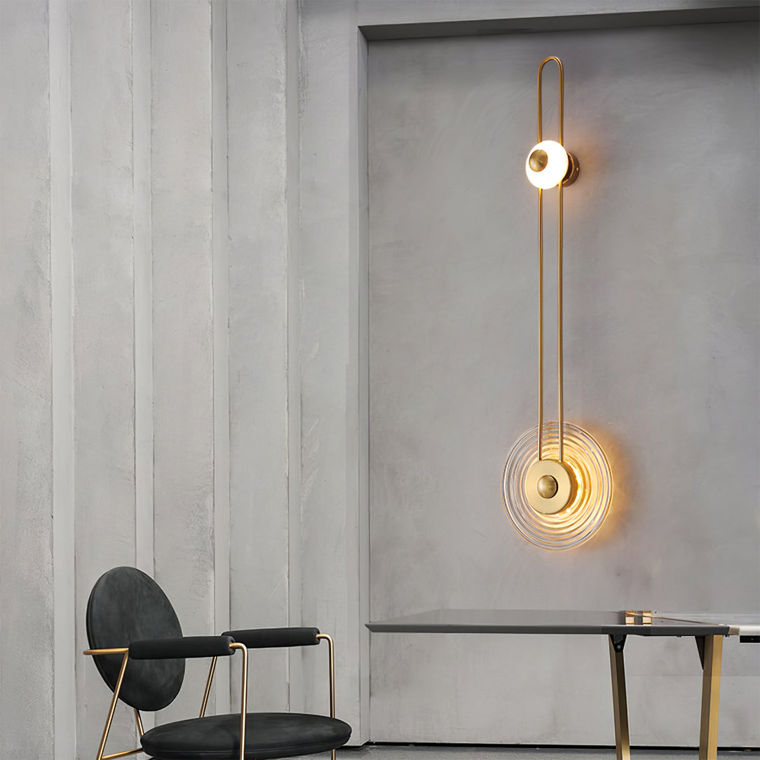 Gaia Wall Lamp Sculptural Geometry Alabaster