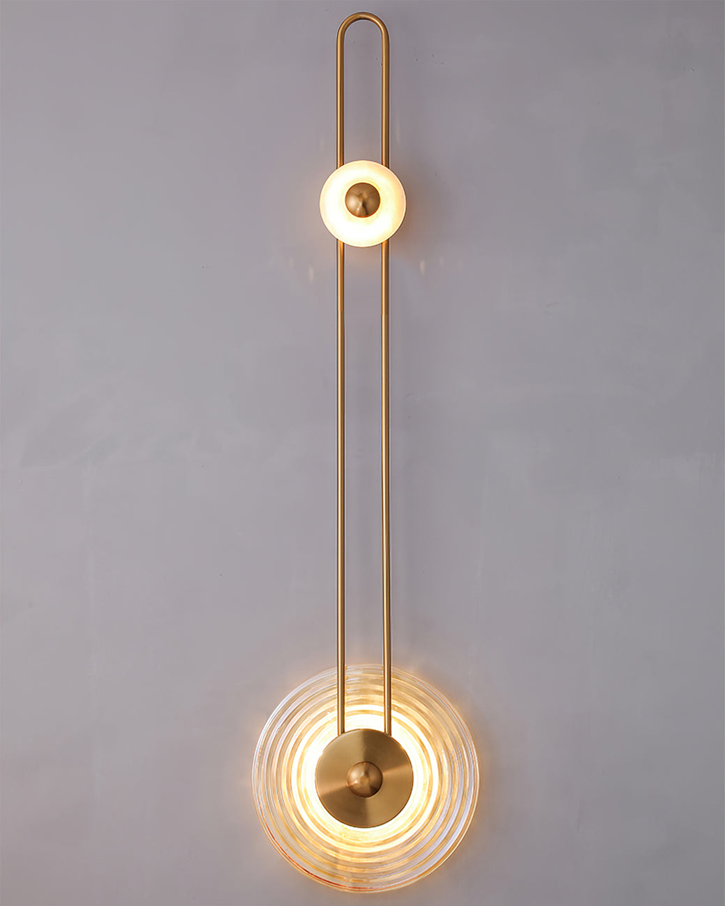 Gaia Wall Lamp Sculptural Geometry Alabaster