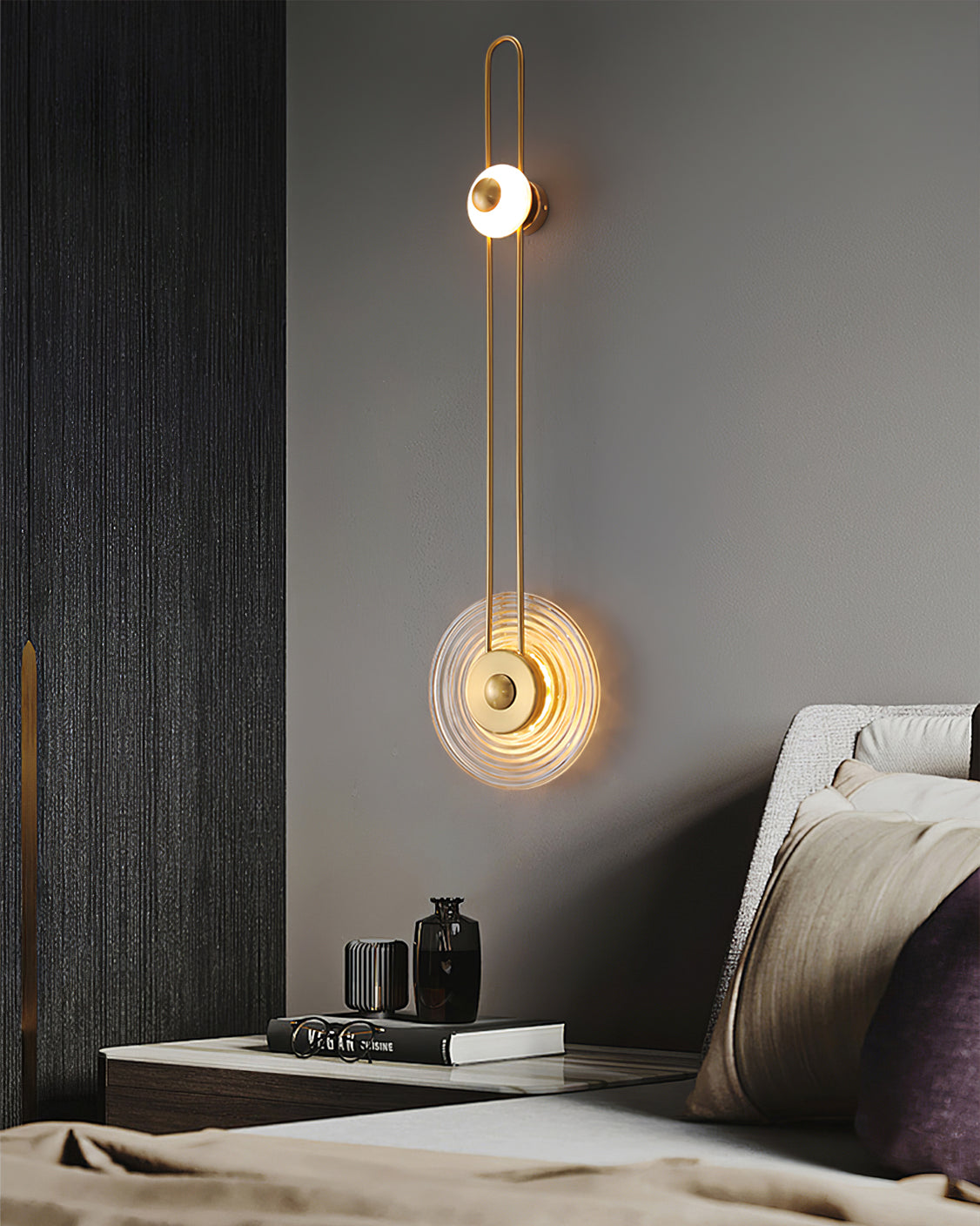Gaia Wall Lamp Sculptural Geometry Alabaster