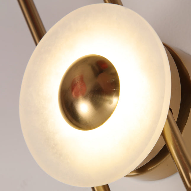 Gaia Wall Lamp Sculptural Geometry Alabaster