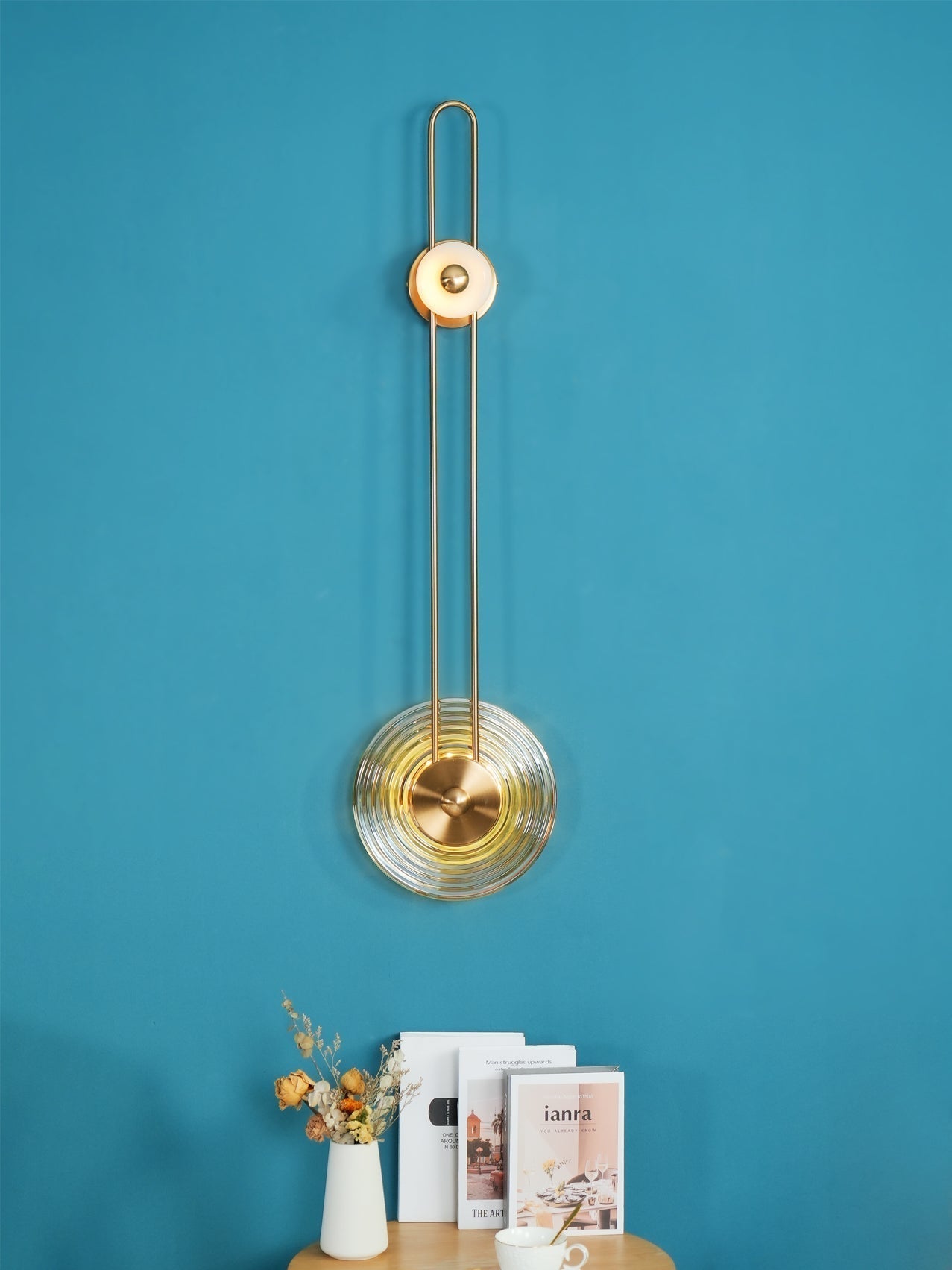 Gaia Wall Lamp Sculptural Geometry Alabaster