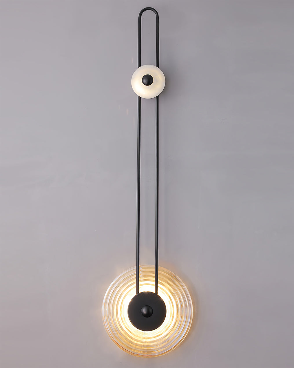 Gaia Wall Lamp Sculptural Geometry Alabaster