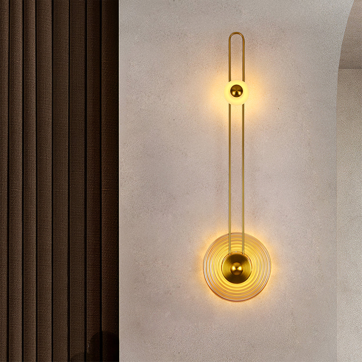 Gaia Wall Lamp Sculptural Geometry Alabaster