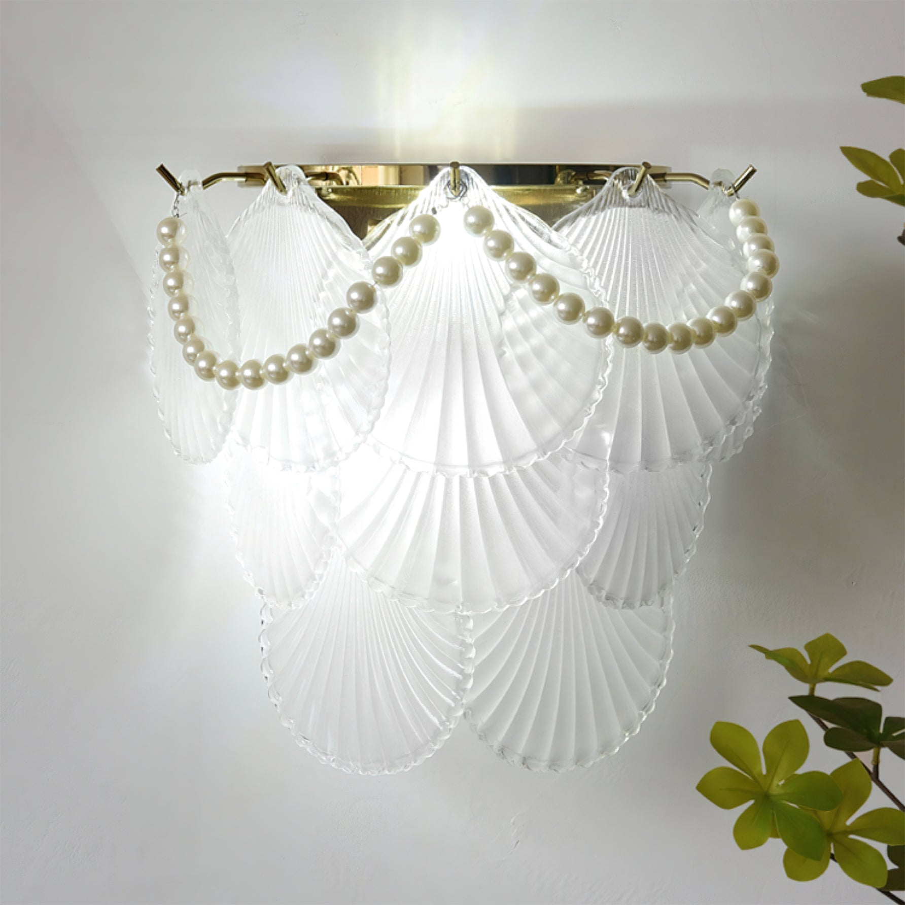 Product dimensions for the Galerie Wall Lamp.