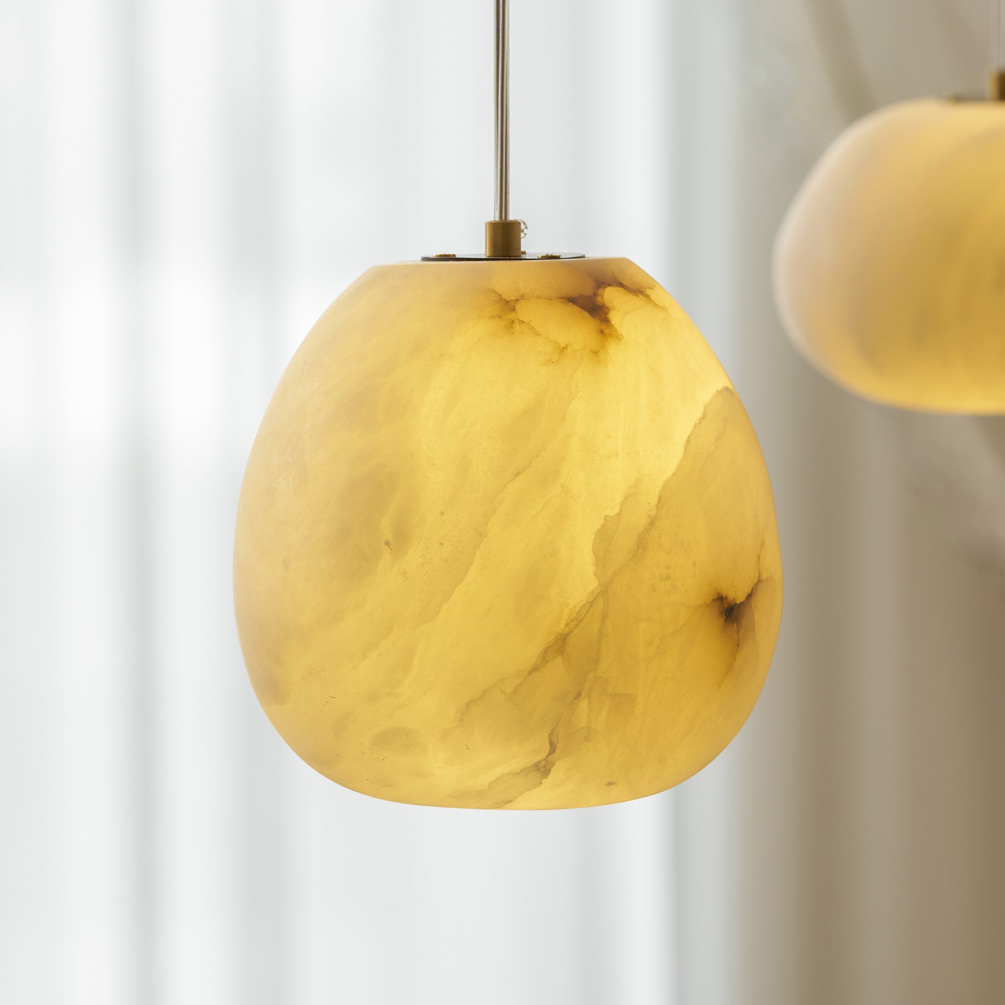 Alenor Pebbles Alabaster Pendant Lamp