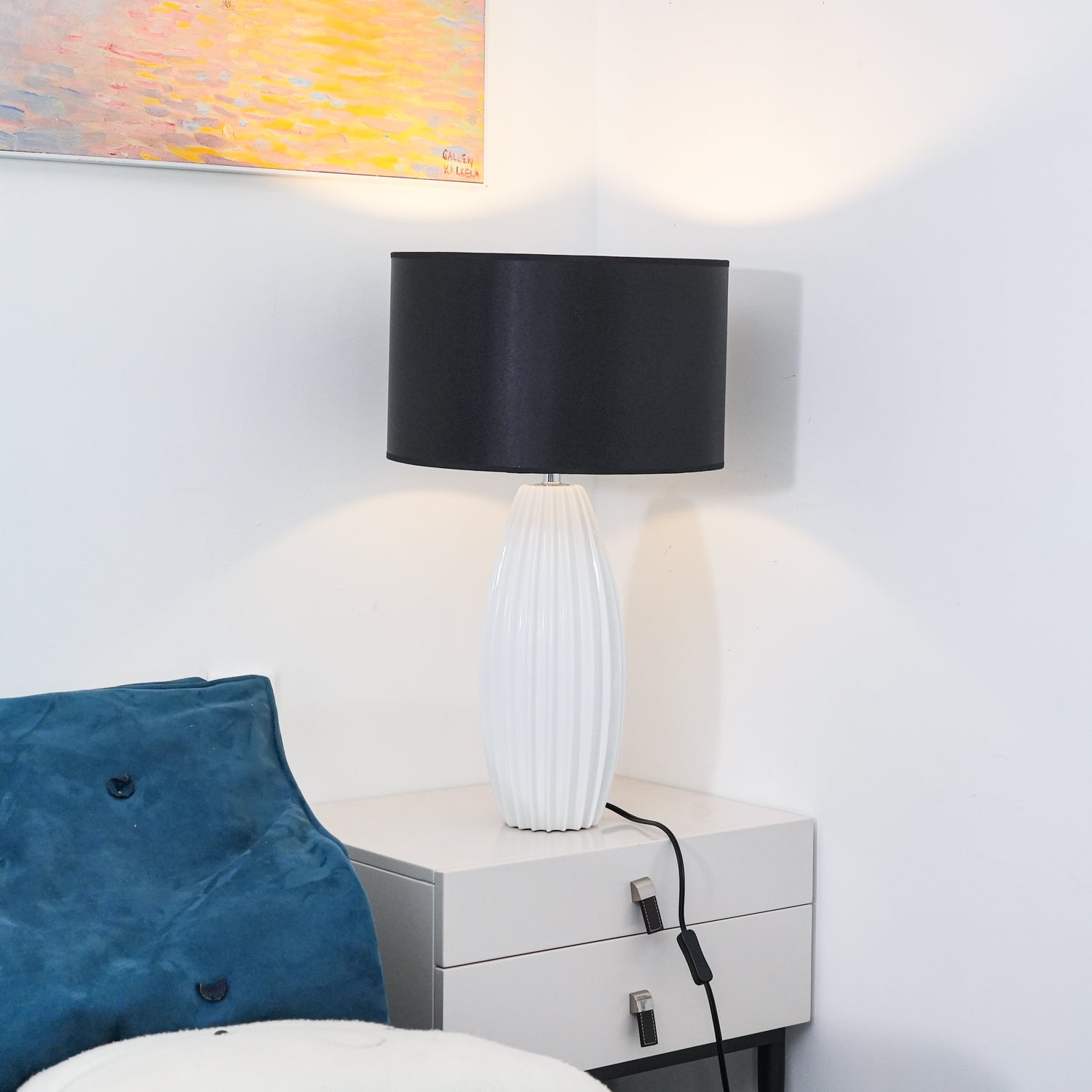 Virixon Modern Ceramics Table Lamp-Neutral Decor