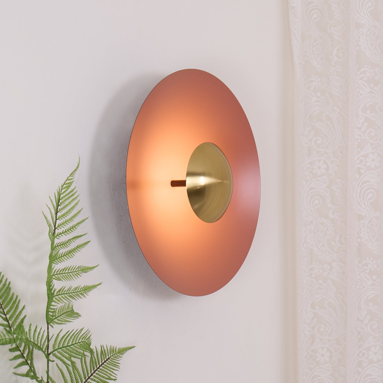Wall Lamp Eclipse Inspired Halo Glow Modern Minimalist Art Accent