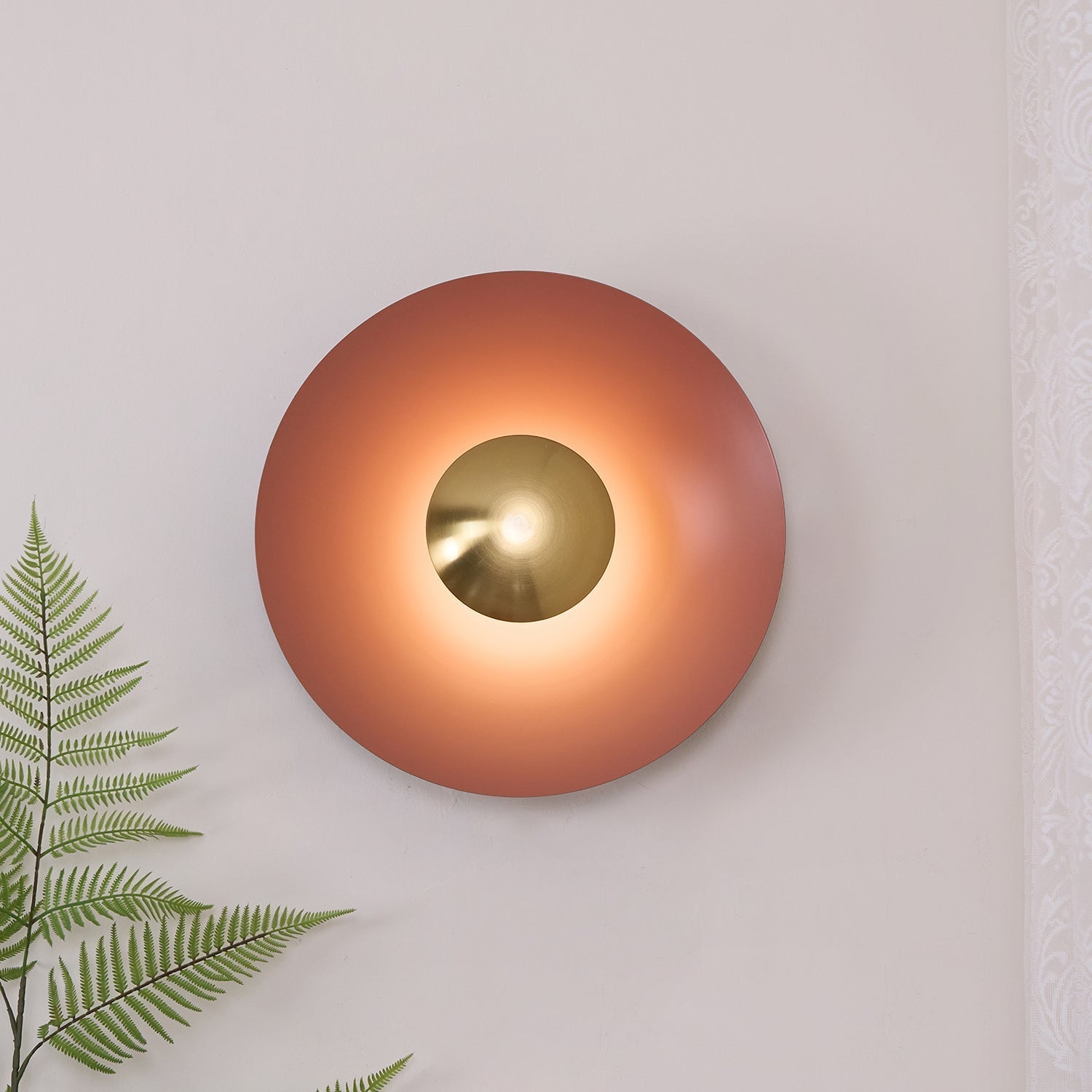 Wall Lamp Eclipse Inspired Halo Glow Modern Minimalist Art Accent